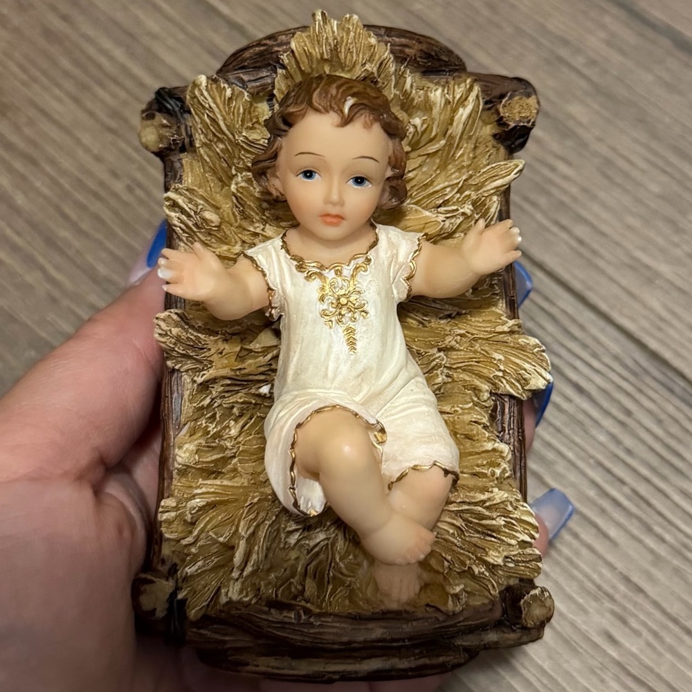 Horentine Collection Resin Baby Jesus Nativity Christmas Holiday Decor MadeItaly